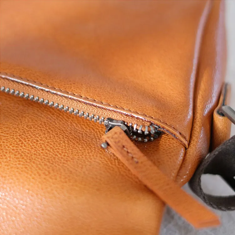 Vintage Women's Leather Satchel Bag Crossbody Purse for Women