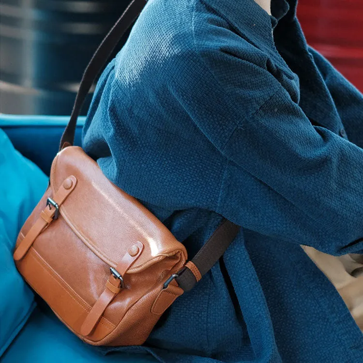 Vintage Women's Leather Satchel Bag Crossbody Purse for Women