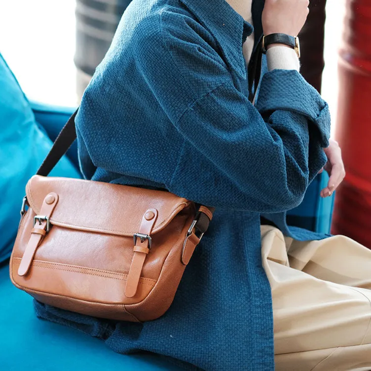 Vintage Women's Leather Satchel Bag Crossbody Purse for Women