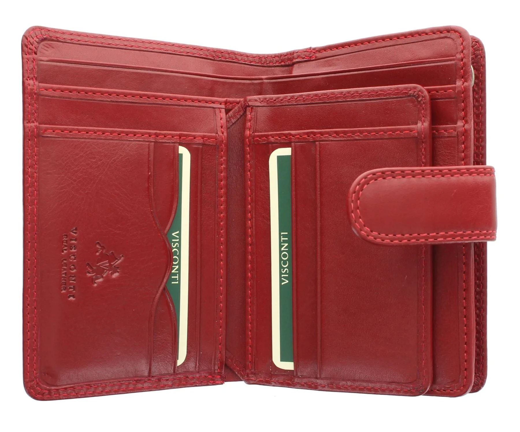 Visconti Monza Collection VENICE Vegetable Tanned Ladies Leather Purse MZ11 RFID blocking