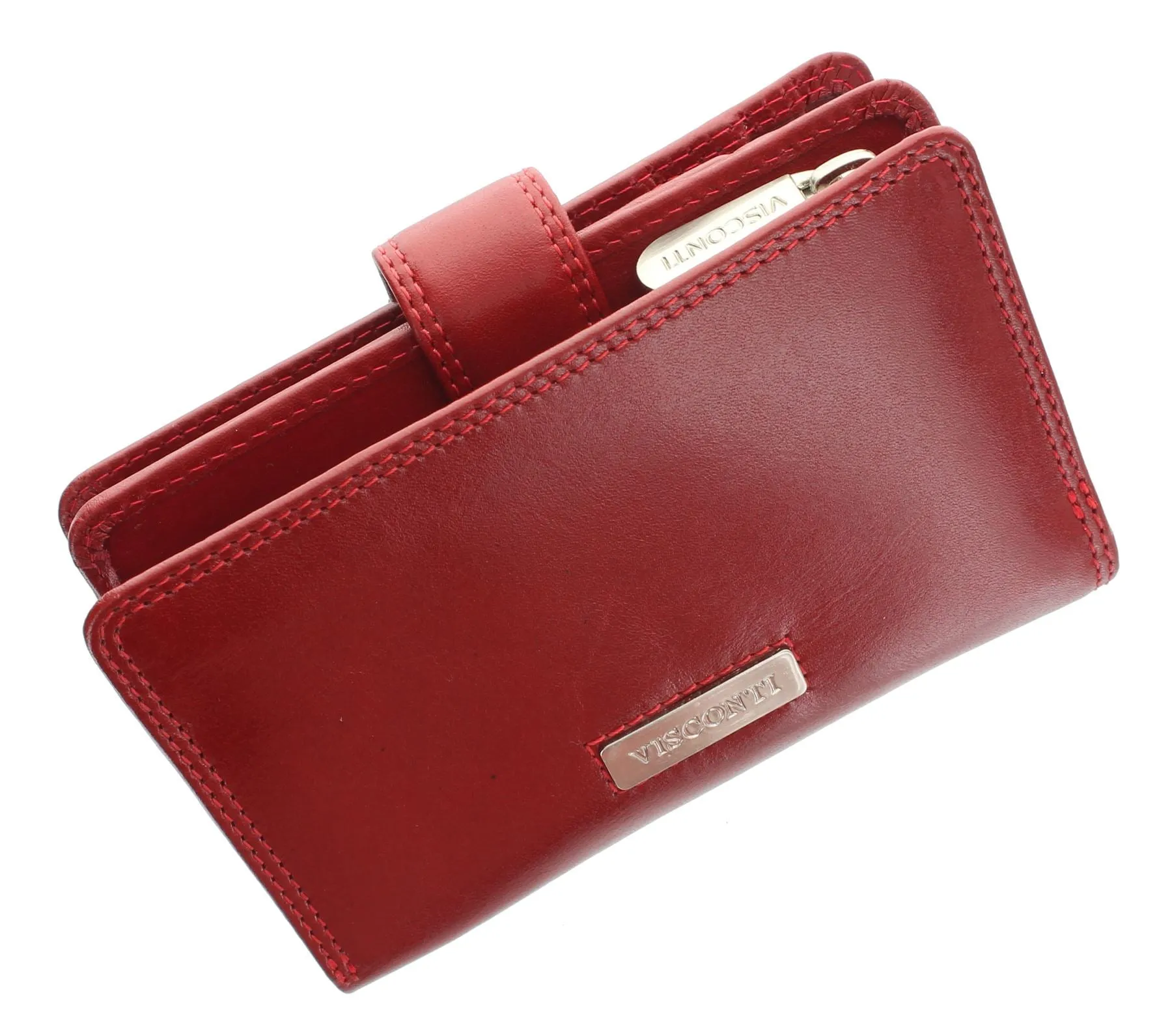 Visconti Monza Collection VENICE Vegetable Tanned Ladies Leather Purse MZ11 RFID blocking