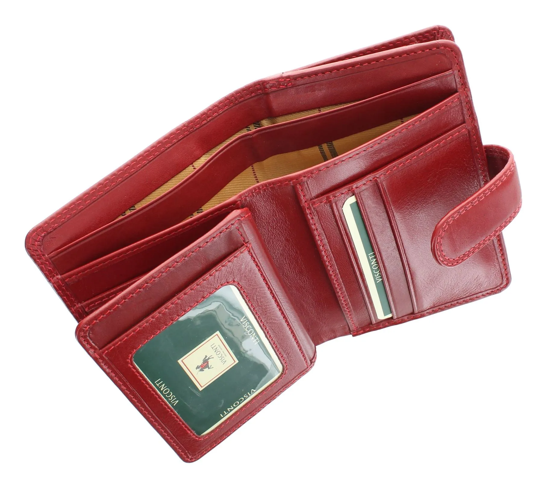 Visconti Monza Collection VENICE Vegetable Tanned Ladies Leather Purse MZ11 RFID blocking