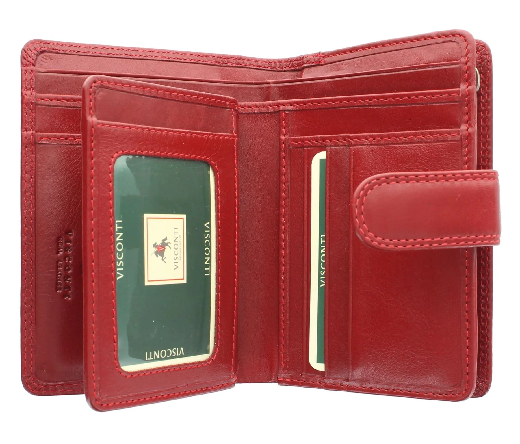 Visconti Monza Collection VENICE Vegetable Tanned Ladies Leather Purse MZ11 RFID blocking