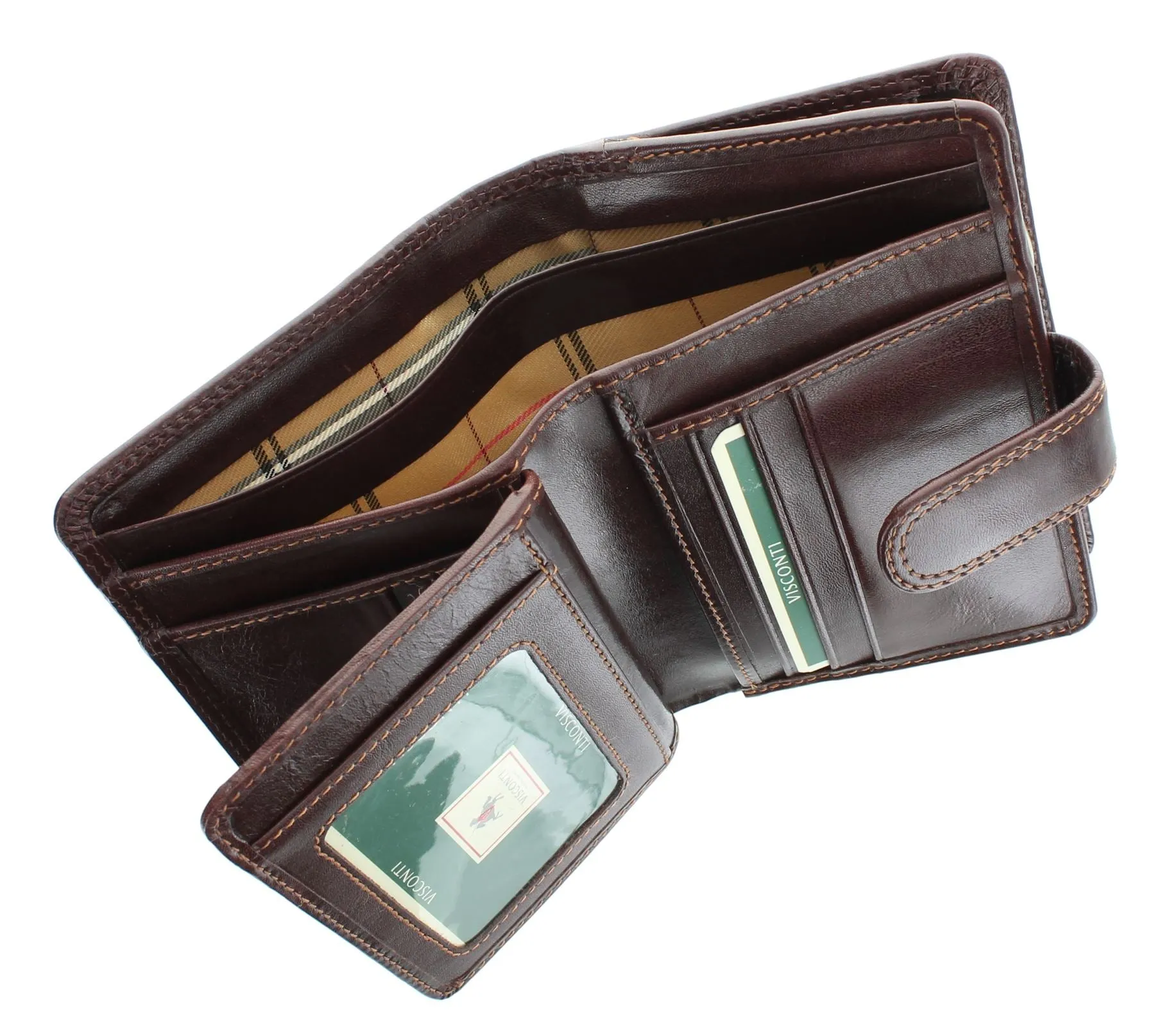 Visconti Monza Collection VENICE Vegetable Tanned Ladies Leather Purse MZ11 RFID blocking