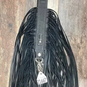 Western Mini Leather Fringe Strap 48" #21667