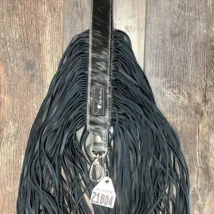 Western Mini Leather Fringe Strap 48" #21804