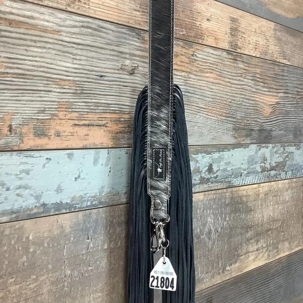 Western Mini Leather Fringe Strap 48" #21804
