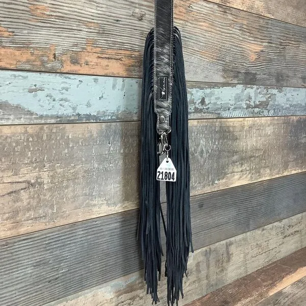 Western Mini Leather Fringe Strap 48" #21804
