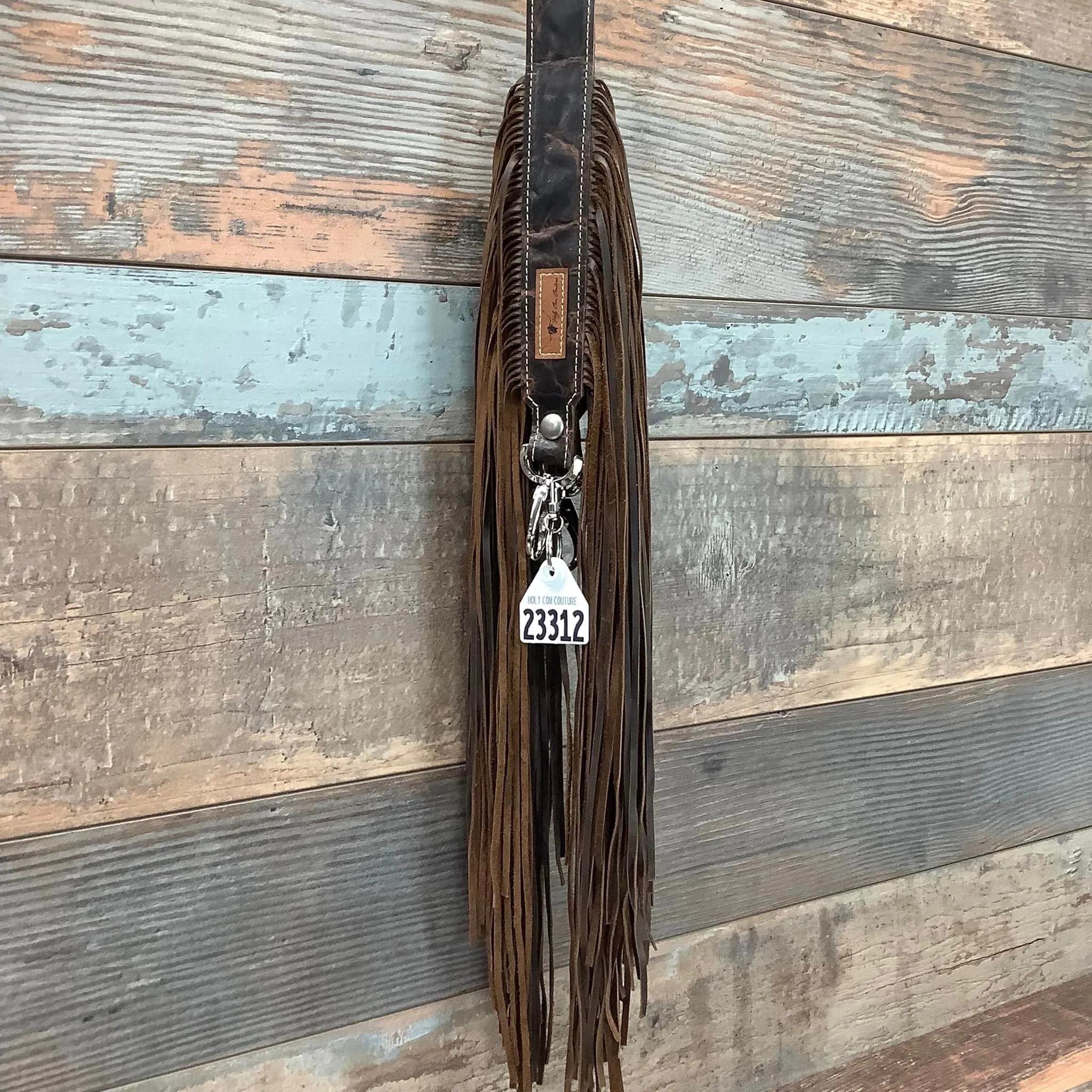 Western Mini Leather Fringe Strap 48" #23312