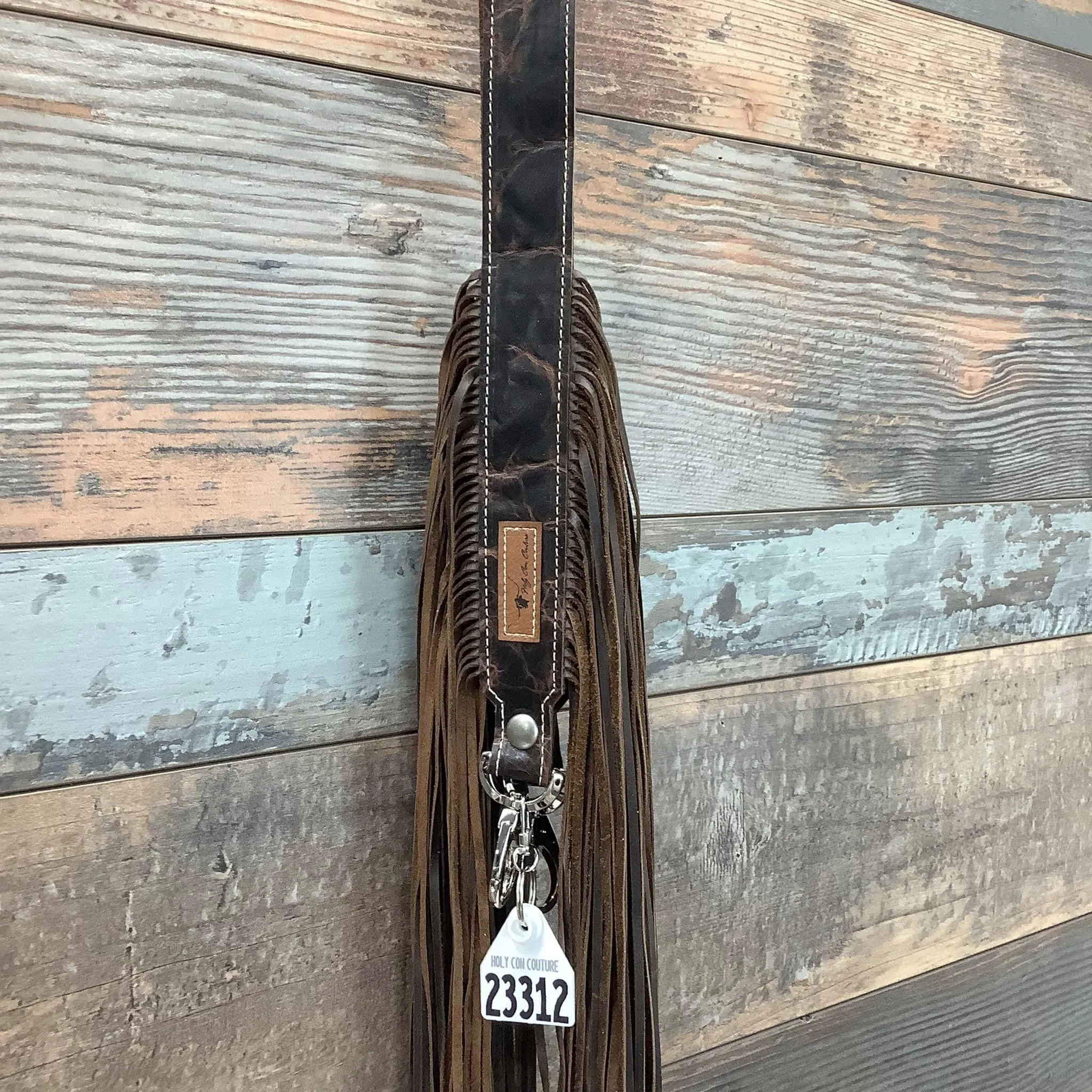 Western Mini Leather Fringe Strap 48" #23312