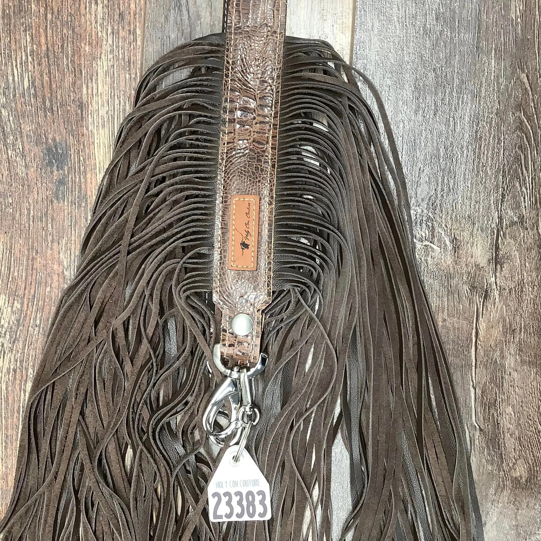 Western Mini Leather Fringe Strap 48" #23383