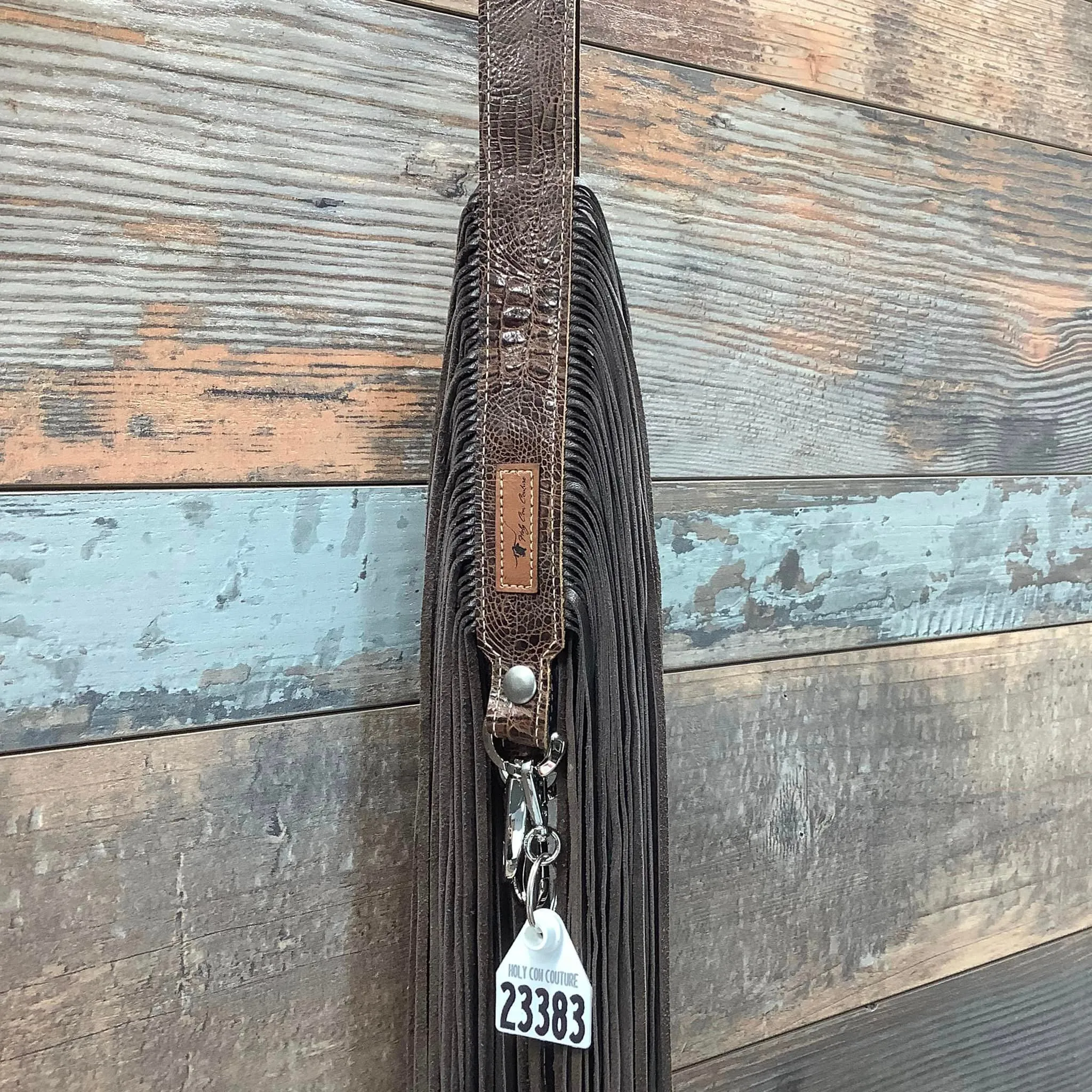 Western Mini Leather Fringe Strap 48" #23383