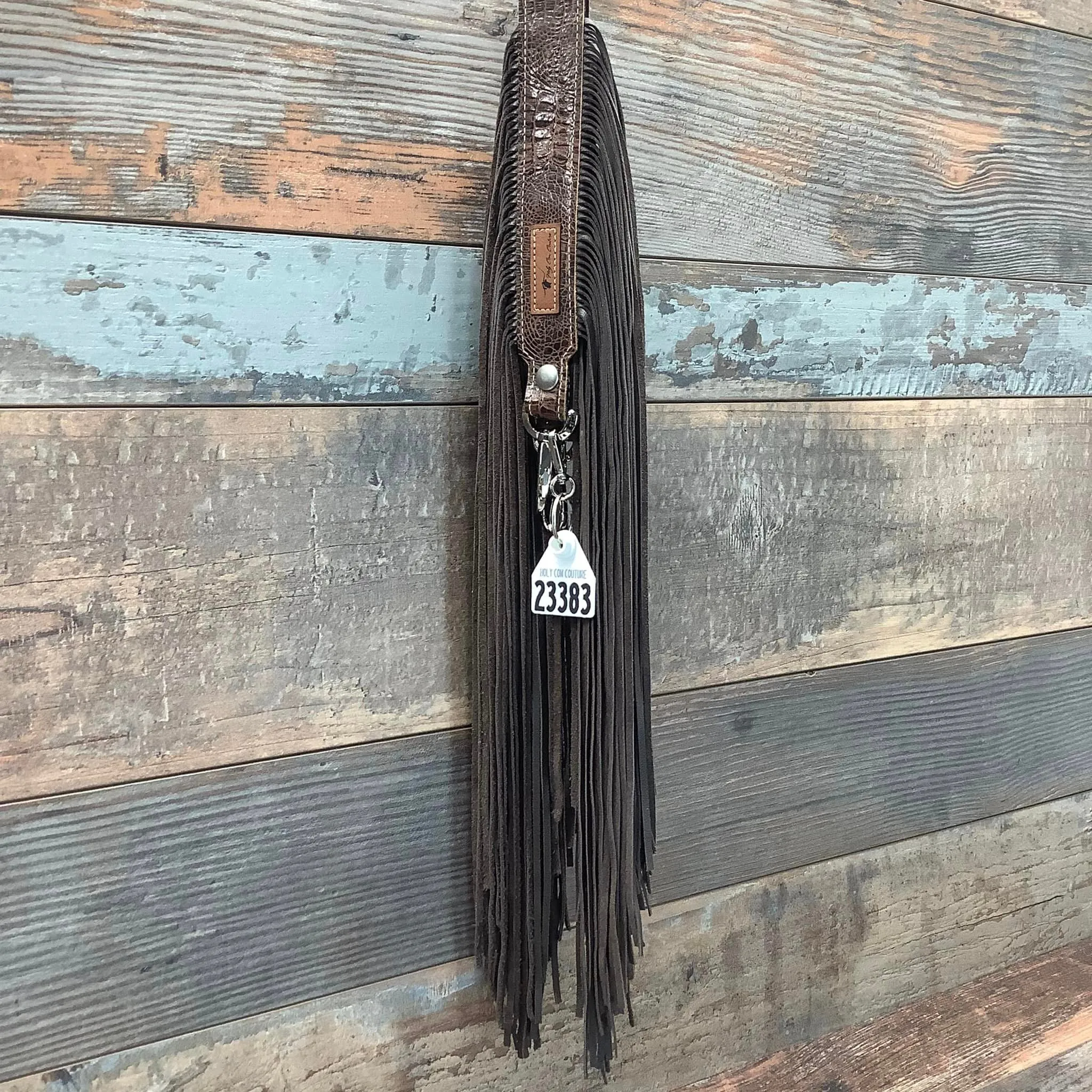 Western Mini Leather Fringe Strap 48" #23383