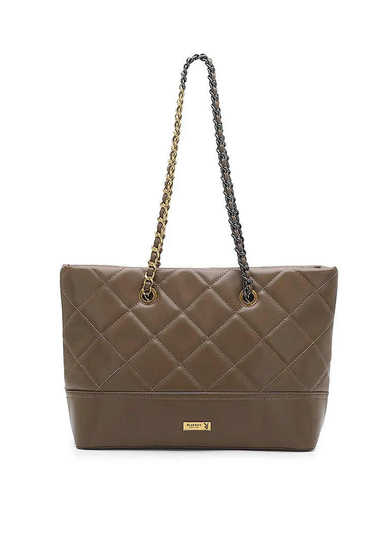 Women's Chain Tote Bag / Shoulder Bag - BXJ 3077