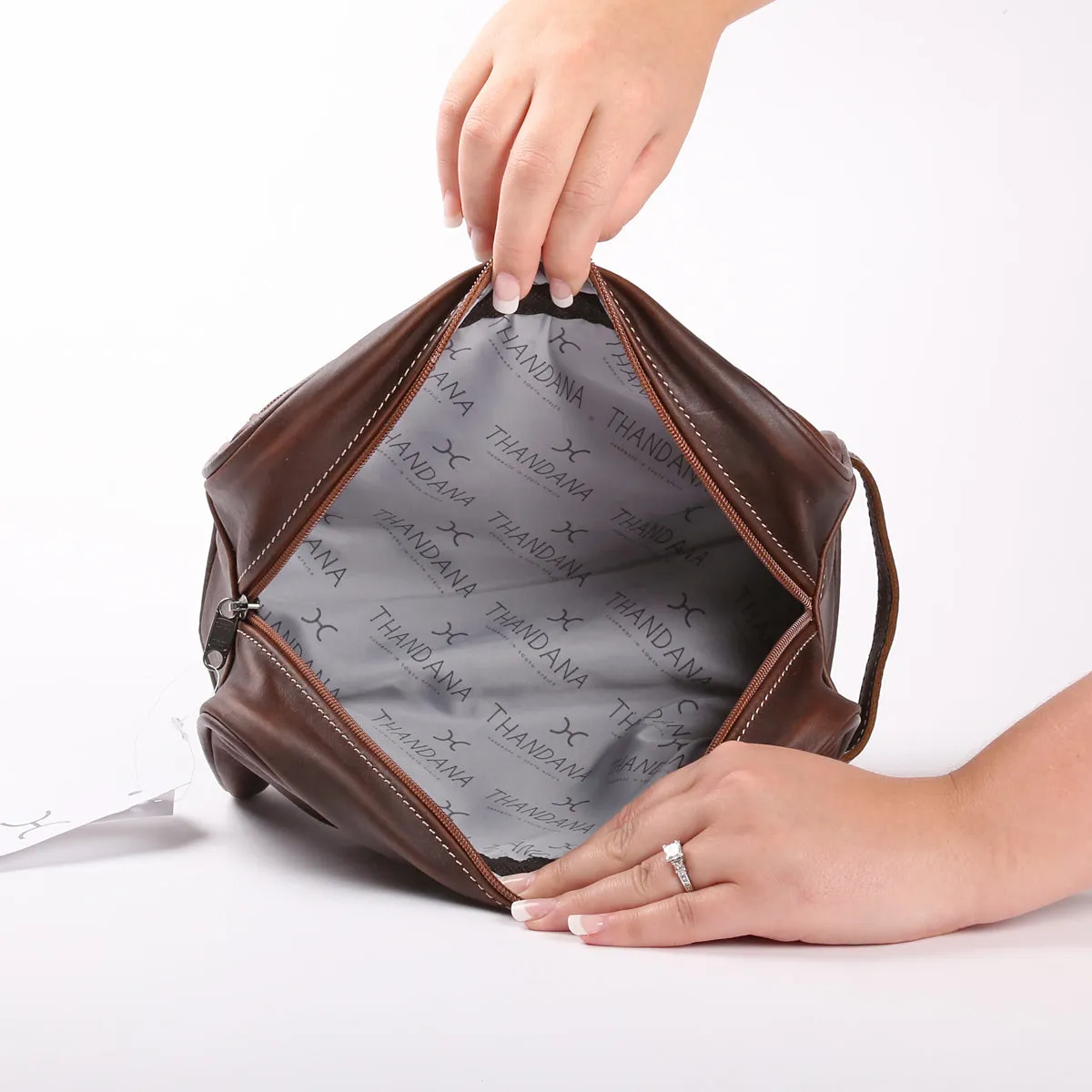 Women's Single Zip Vanity Leather