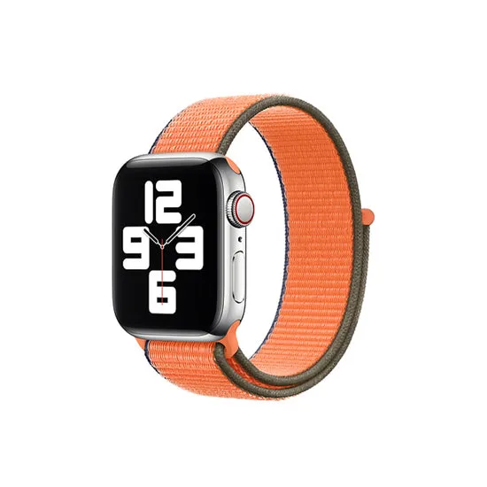 Woven Nylon Straps For Apple Watch-42/44mm/49mm New 2020 Edition(Iverness Green)