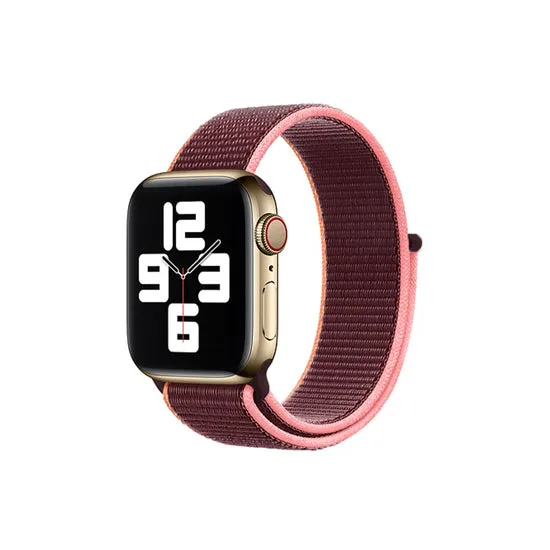 Woven Nylon Straps For Apple Watch-42/44mm/49mm New 2020 Edition(Iverness Green)