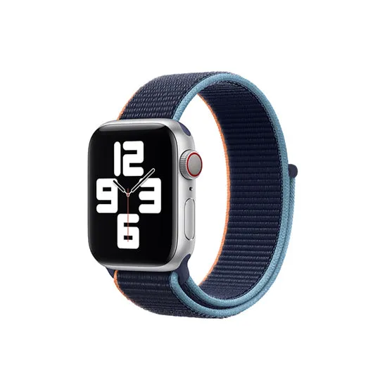 Woven Nylon Straps For Apple Watch-42/44mm/49mm New 2020 Edition(Iverness Green)