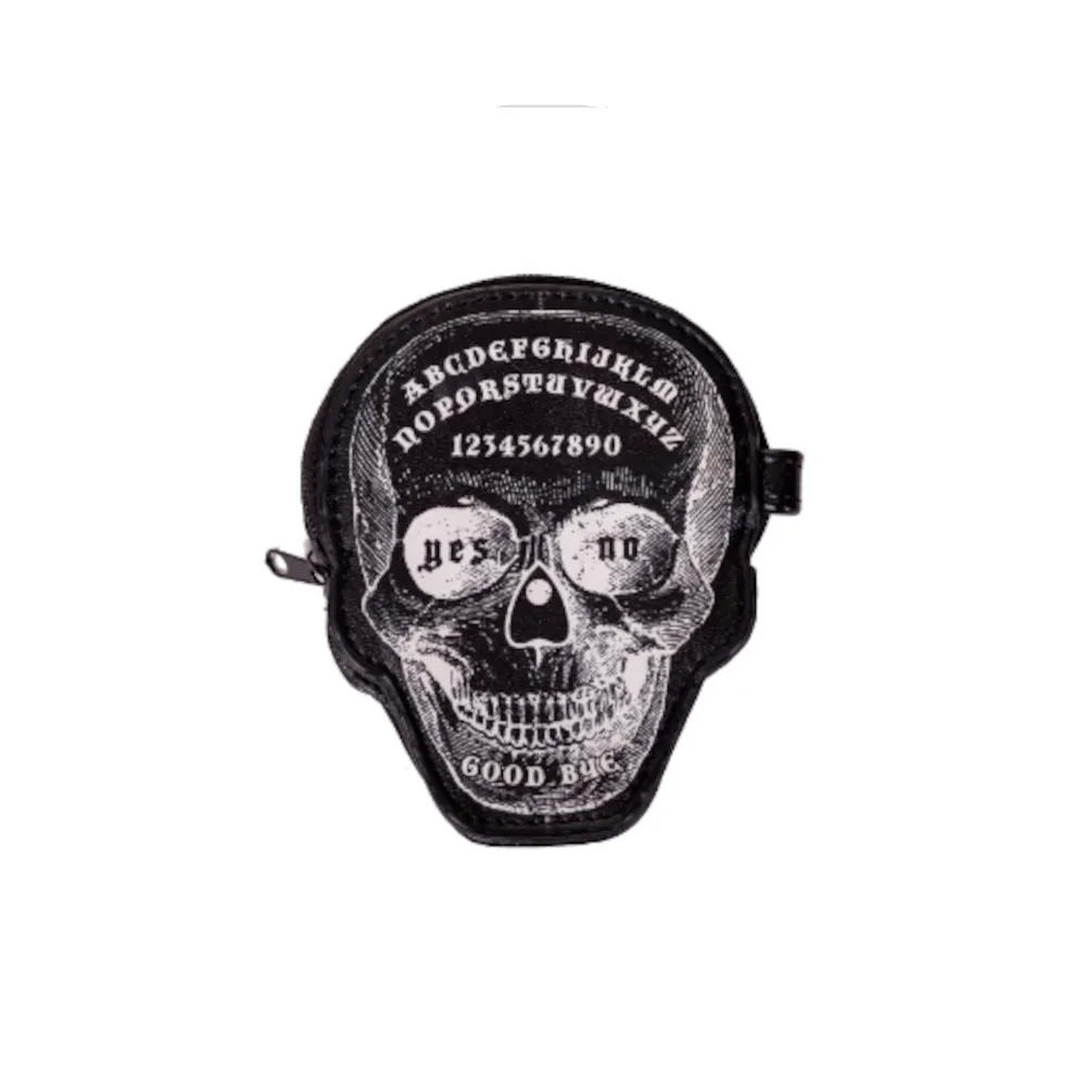Yes No Skull Coin Purse