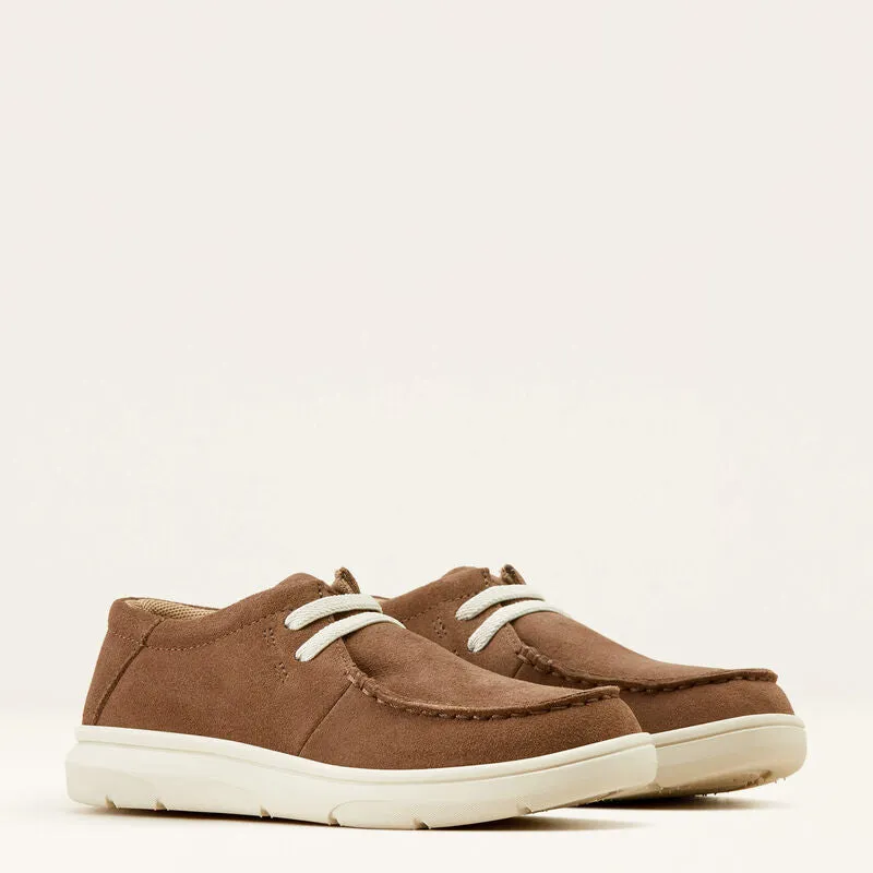 Yth Brn Suede Bomber HiLo
