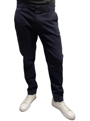 Zero Construction pantalone casual da uomo con tasche America Beddy BED040 2394 BEDDY/6SP blu