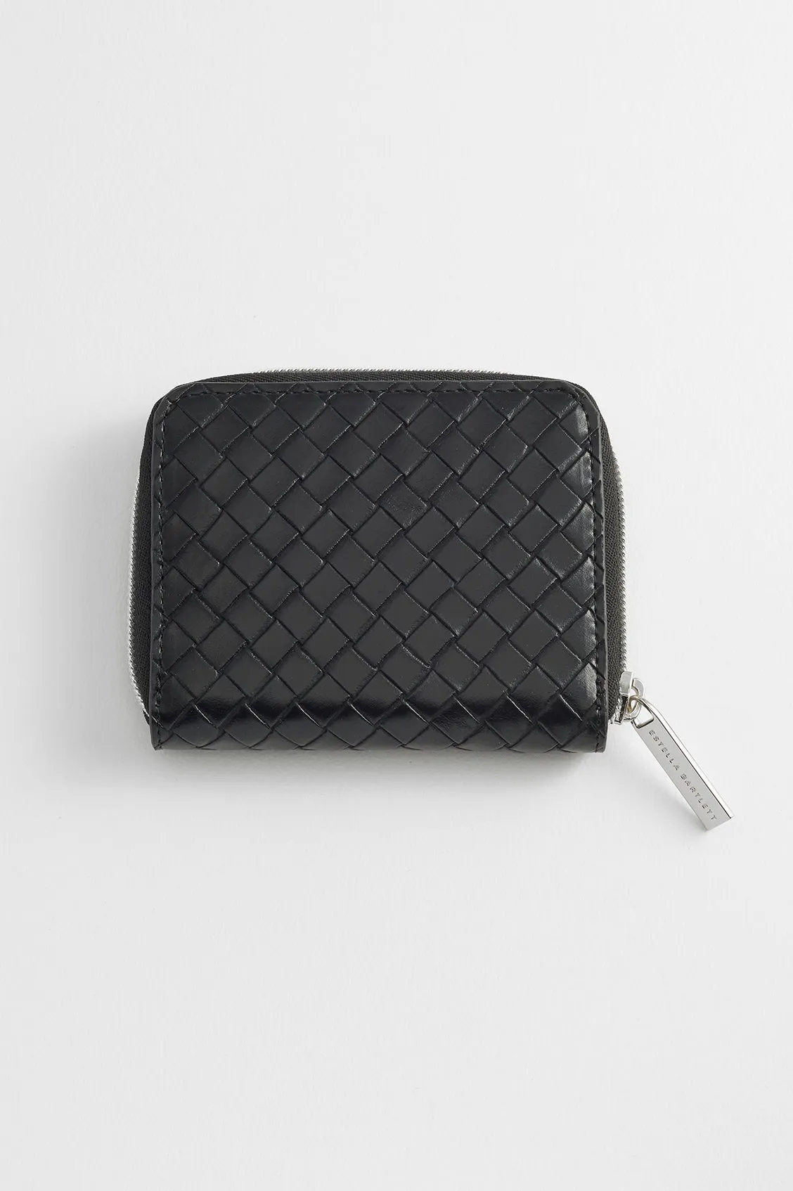 Zip Purse - Black Weave